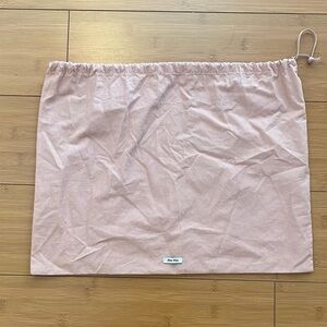 Pink blush Miu Miu dust bag